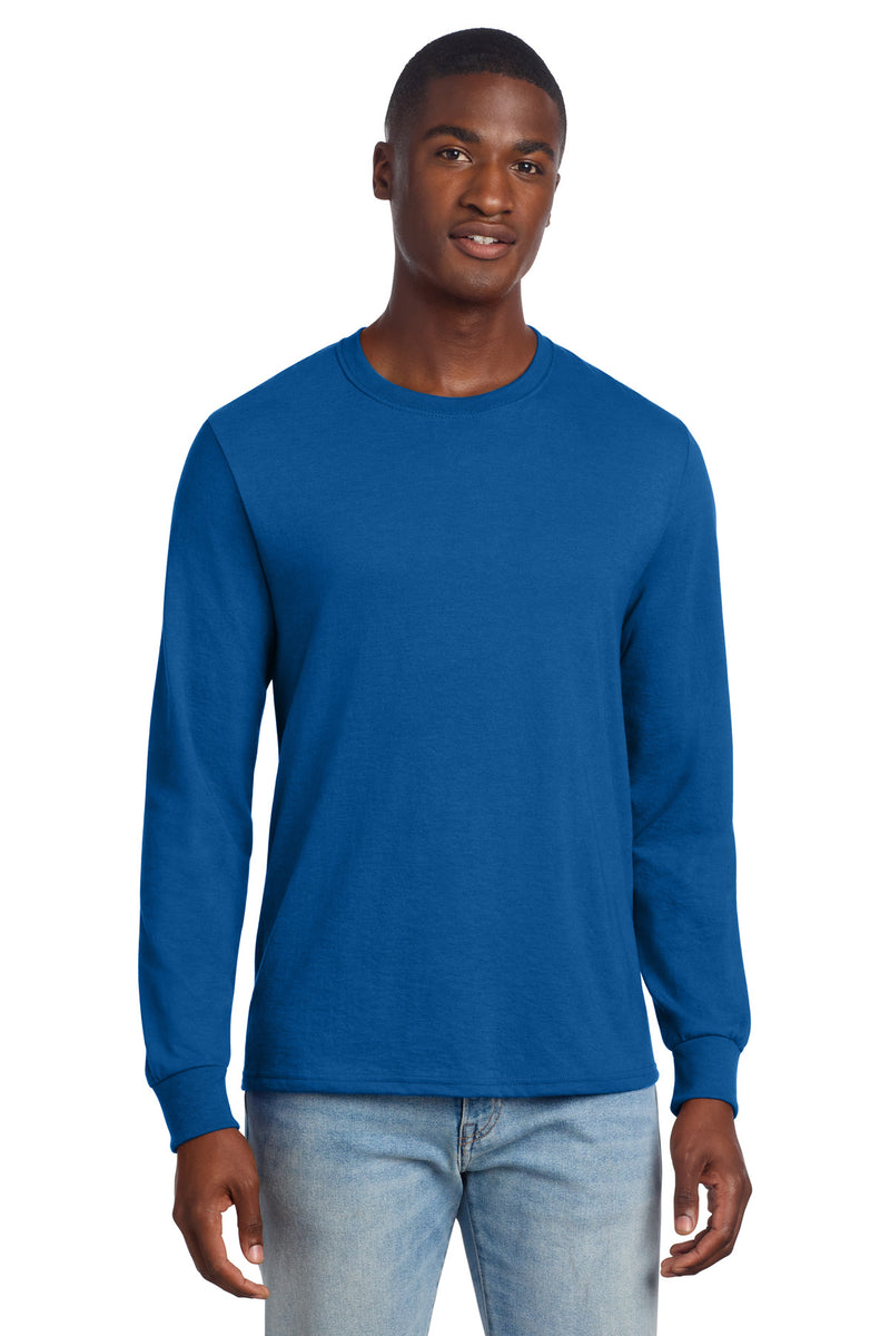 Jerzees Premium Blend Ring Spun Long Sleeve T-Shirt - Royal