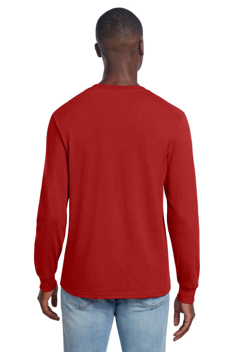 Jerzees Premium Blend Ring Spun Long Sleeve T-Shirt - True Red