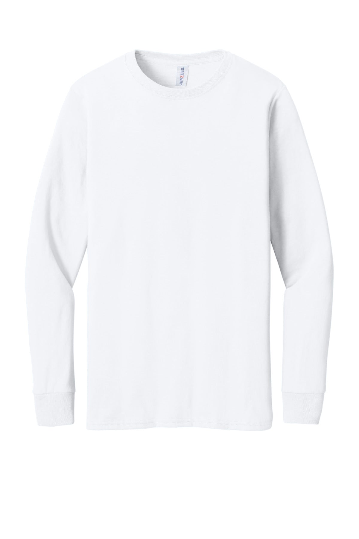 Jerzees Premium Blend Ring Spun Long Sleeve T-Shirt - White