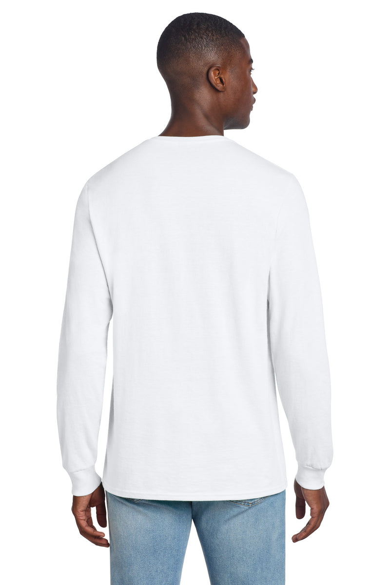 Jerzees Premium Blend Ring Spun Long Sleeve T-Shirt - White
