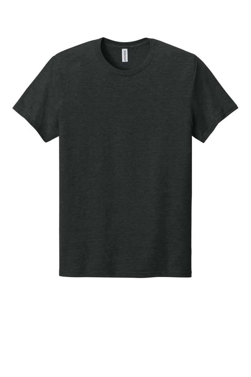Jerzees Premium Blend Ring Spun T-Shirt - Black Ink Heather