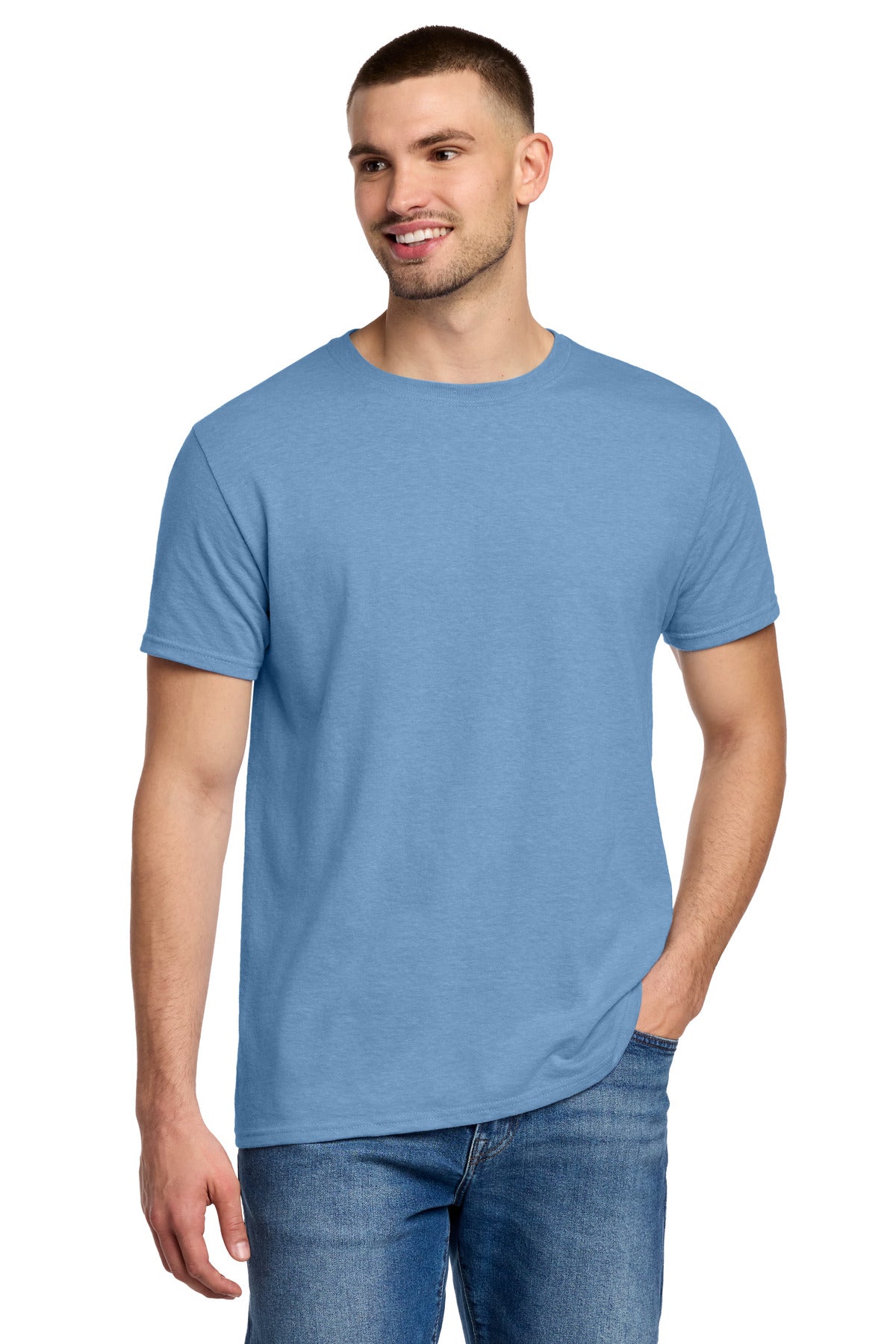 Jerzees Premium Blend Ring Spun T-Shirt - Carolina Heather