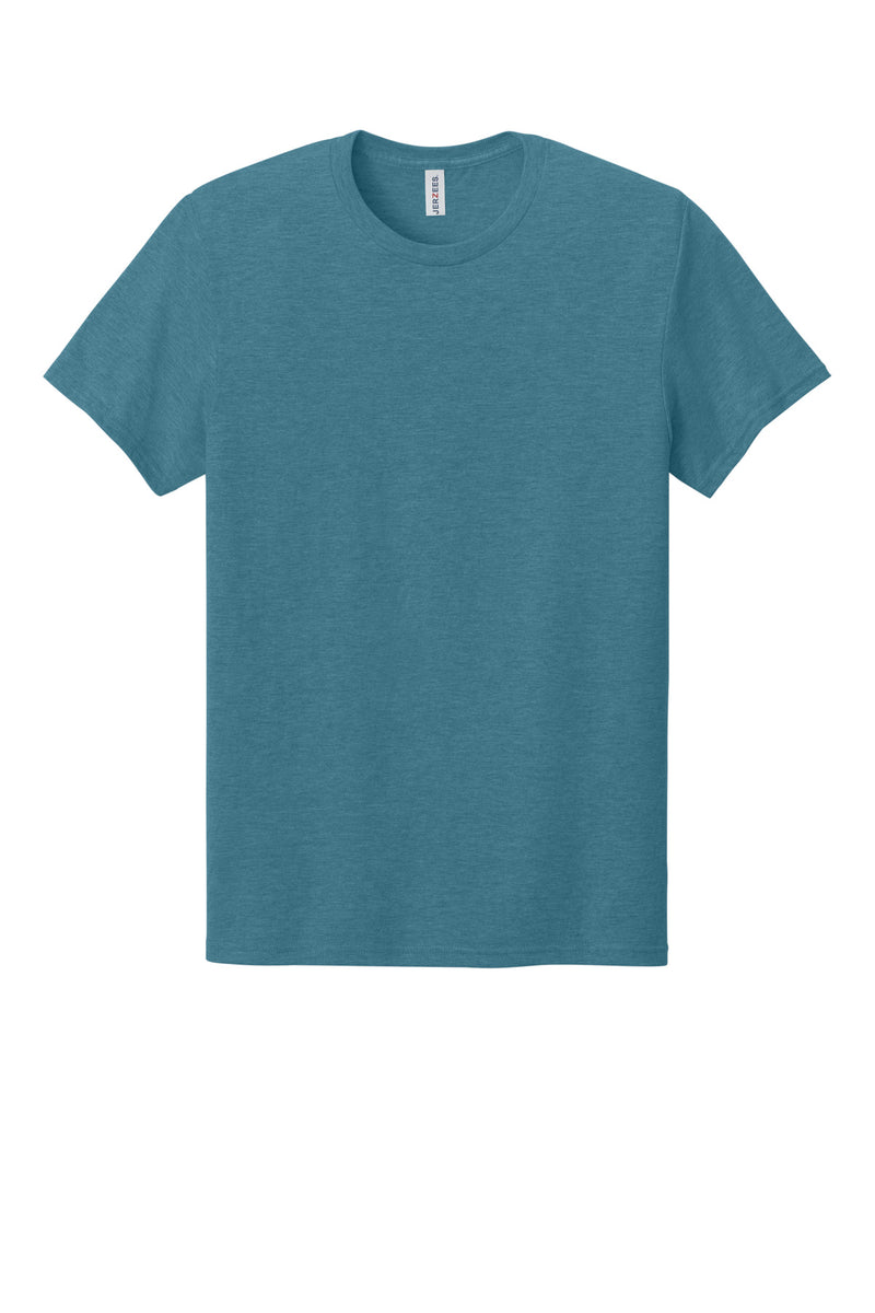 Jerzees Premium Blend Ring Spun T-Shirt - Digital Teal Heather
