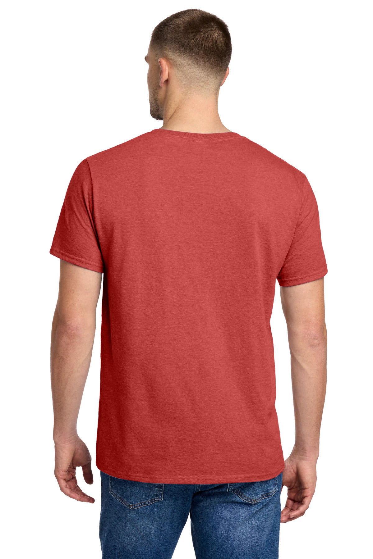 Jerzees Premium Blend Ring Spun T-Shirt - Fiery Red Heather