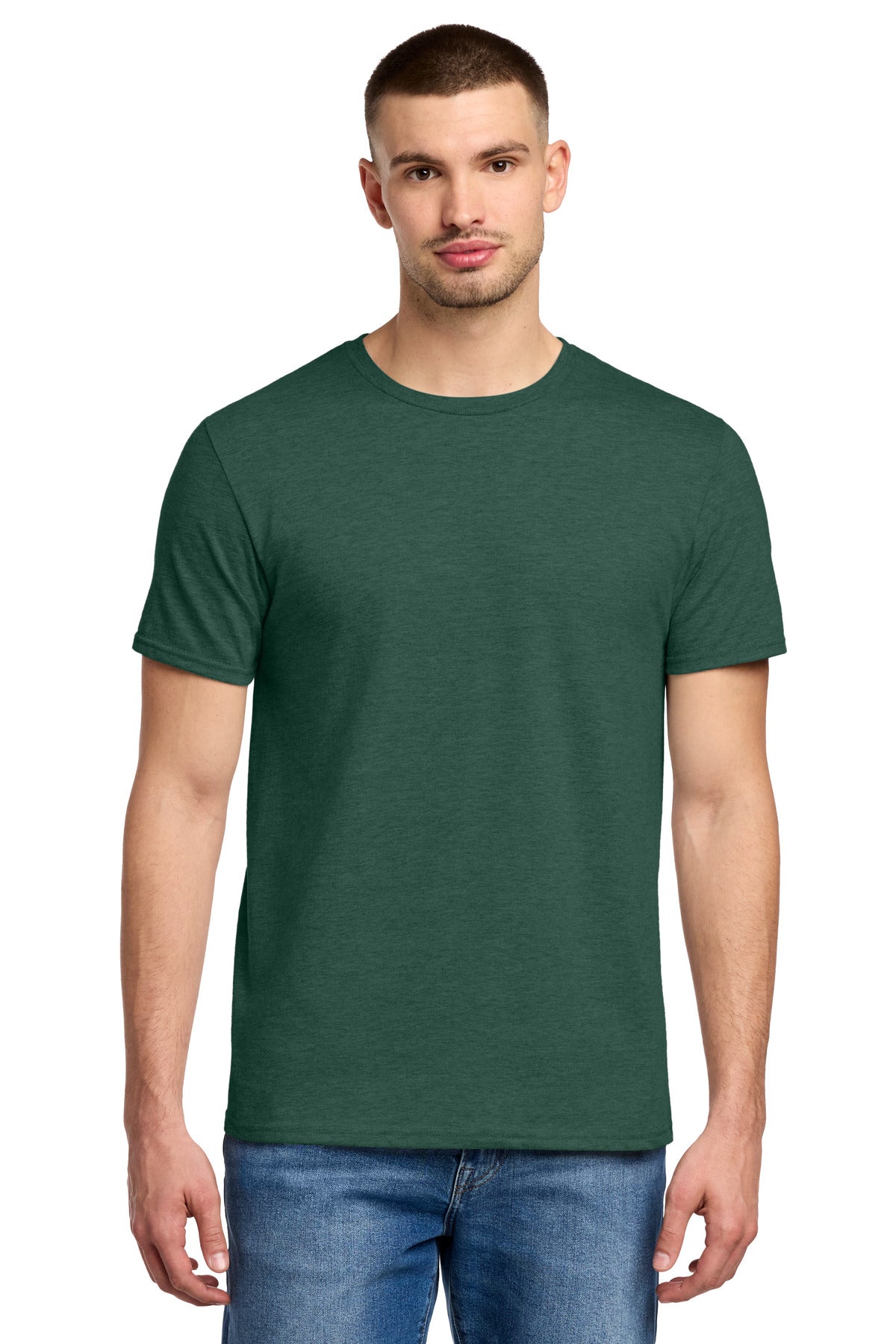 Jerzees Premium Blend Ring Spun T-Shirt - Forest Green Heather