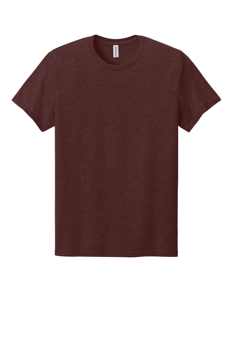 Jerzees Premium Blend Ring Spun T-Shirt - Maroon Heather