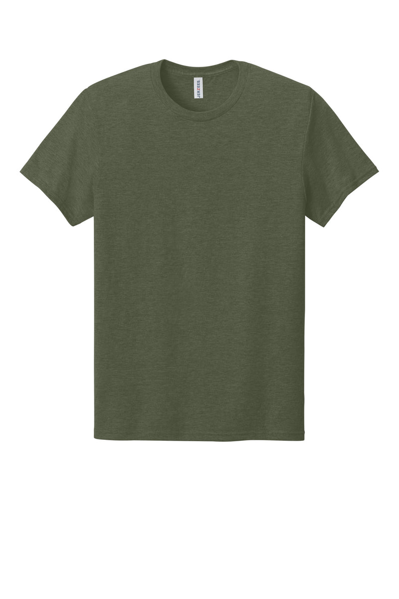 Jerzees Premium Blend Ring Spun T-Shirt - Military Green Heather