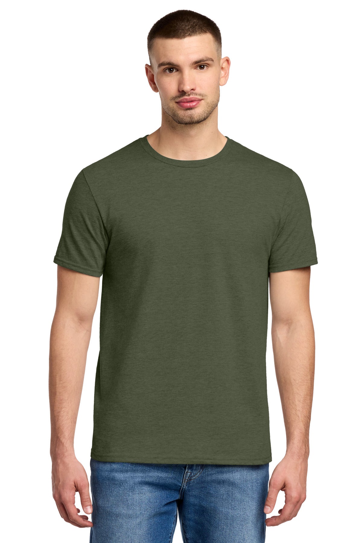 Jerzees Premium Blend Ring Spun T-Shirt - Military Green Heather