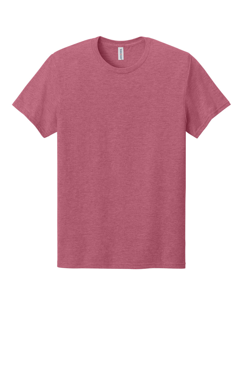 Jerzees Premium Blend Ring Spun T-Shirt - Raspberry Heather
