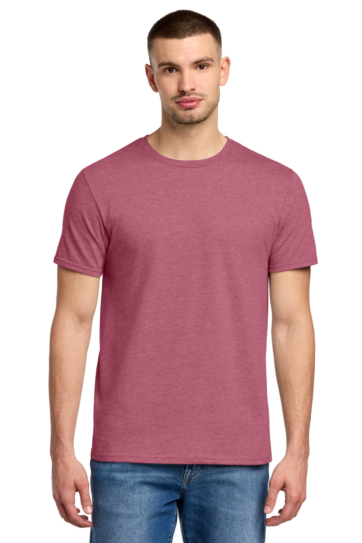 Jerzees Premium Blend Ring Spun T-Shirt - Raspberry Heather