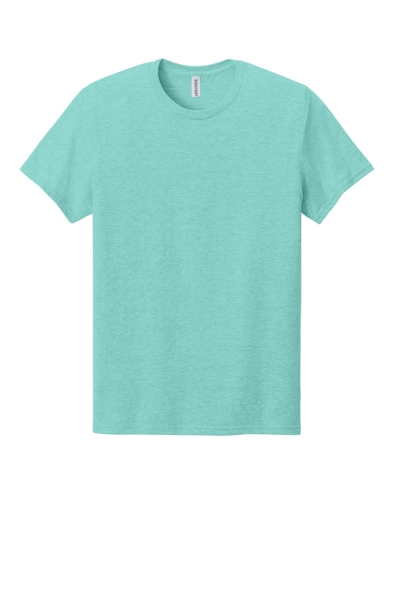 Jerzees Premium Blend Ring Spun T-Shirt - Simply Aqua Heather