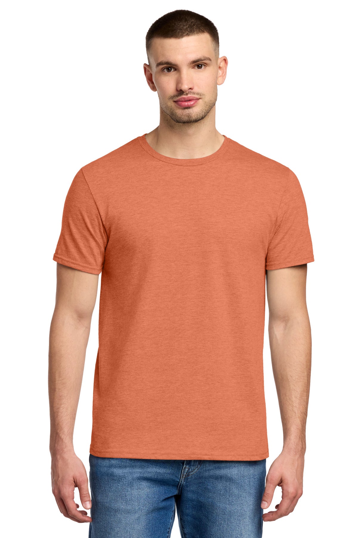 Jerzees Premium Blend Ring Spun T-Shirt - Vintage Heather Orange
