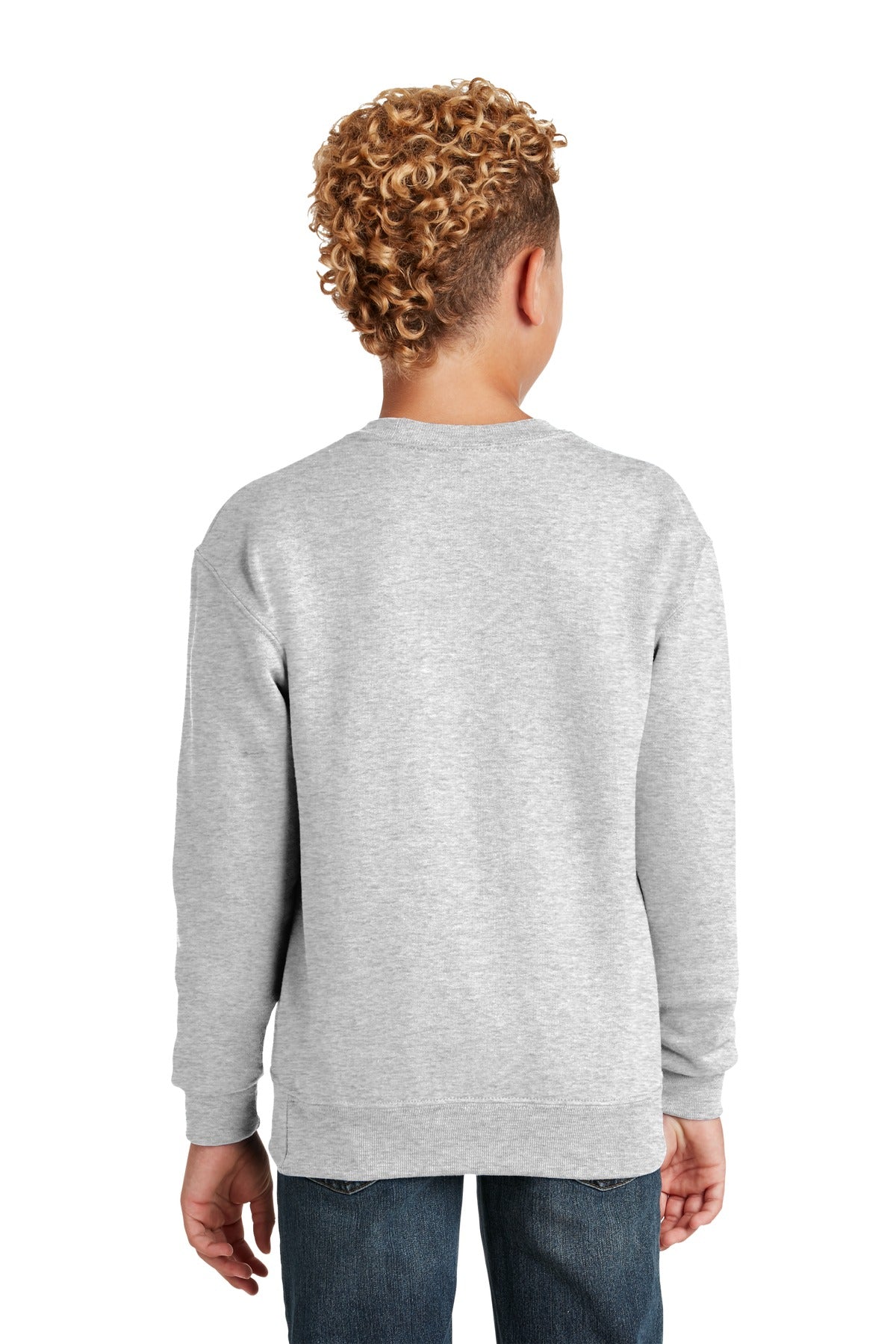 Jerzees - Youth NuBlend Crewneck Sweatshirt - Ash