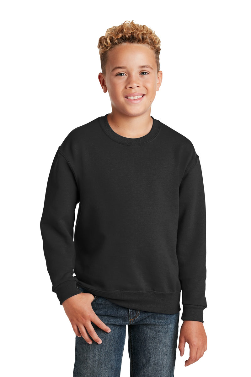 Jerzees - Youth NuBlend Crewneck Sweatshirt - Black