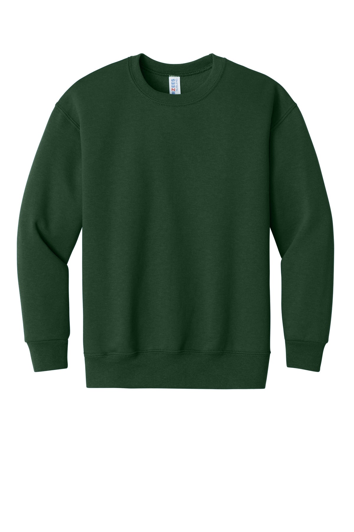 Jerzees - Youth NuBlend Crewneck Sweatshirt - Forest Green