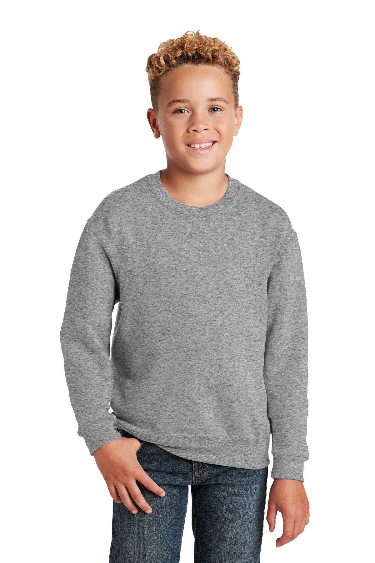 Jerzees - Youth NuBlend Crewneck Sweatshirt - Oxford
