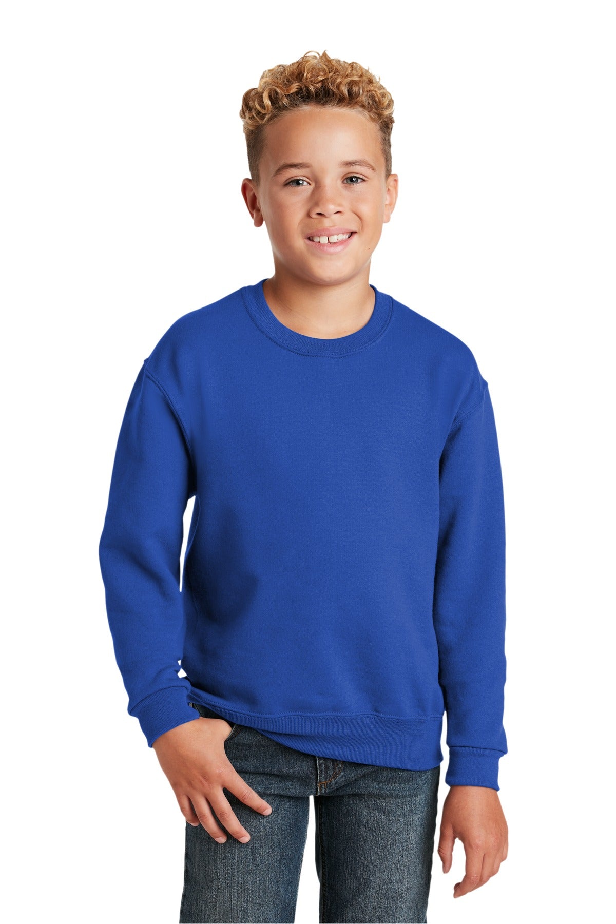 Jerzees - Youth NuBlend Crewneck Sweatshirt - Royal