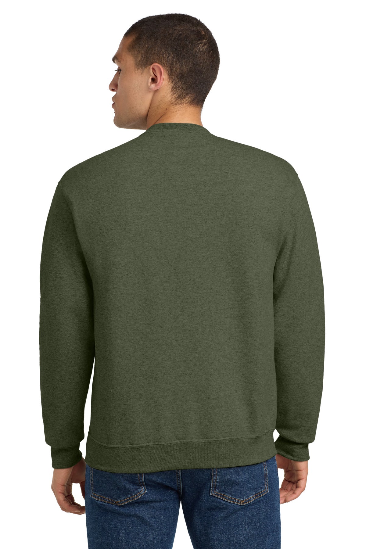Jerzees - NuBlend Crewneck Sweatshirt - Military Green Heather