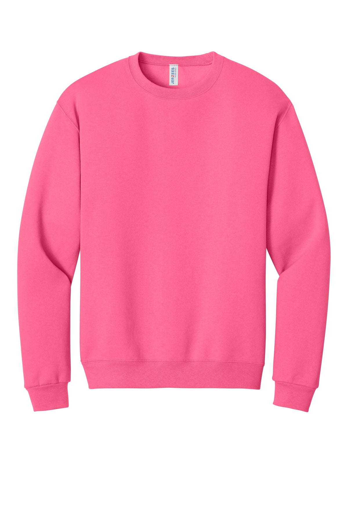 Jerzees - NuBlend Crewneck Sweatshirt - Neon Pink