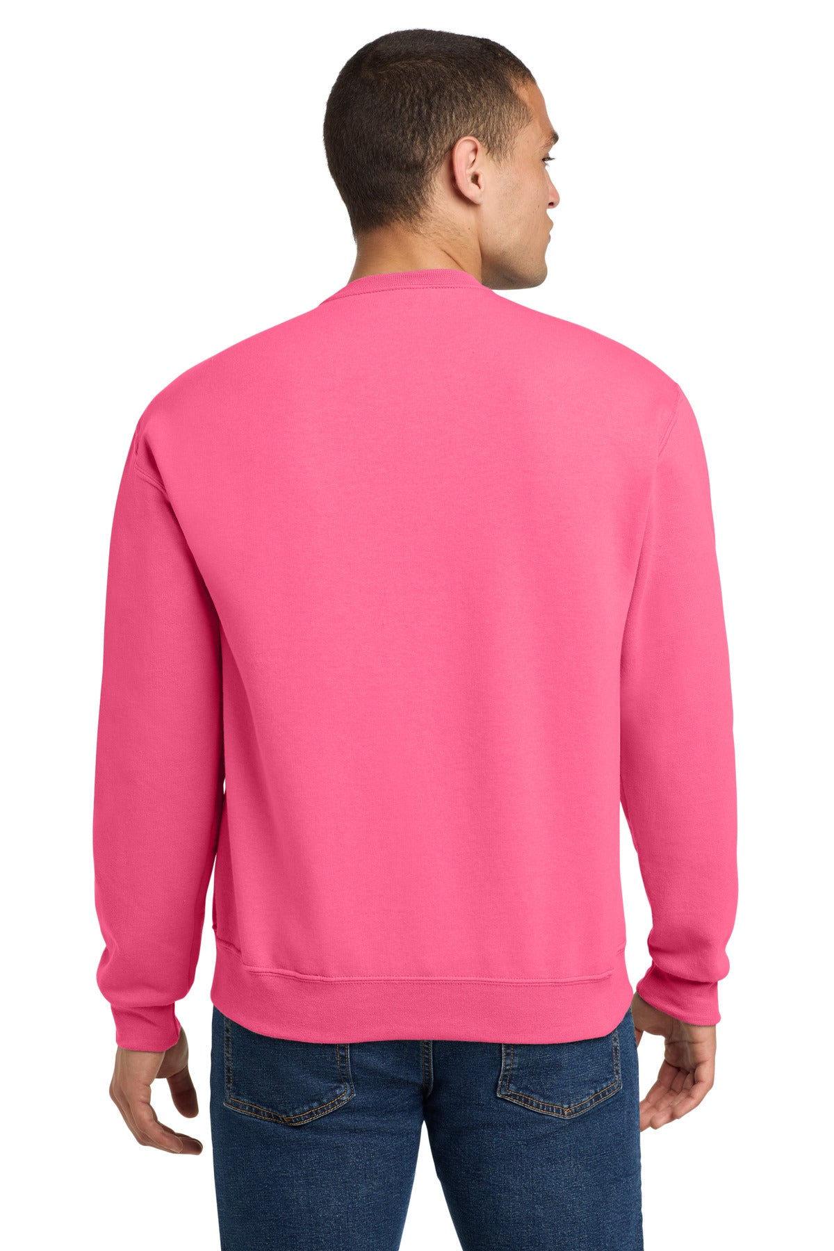 Jerzees - NuBlend Crewneck Sweatshirt - Neon Pink