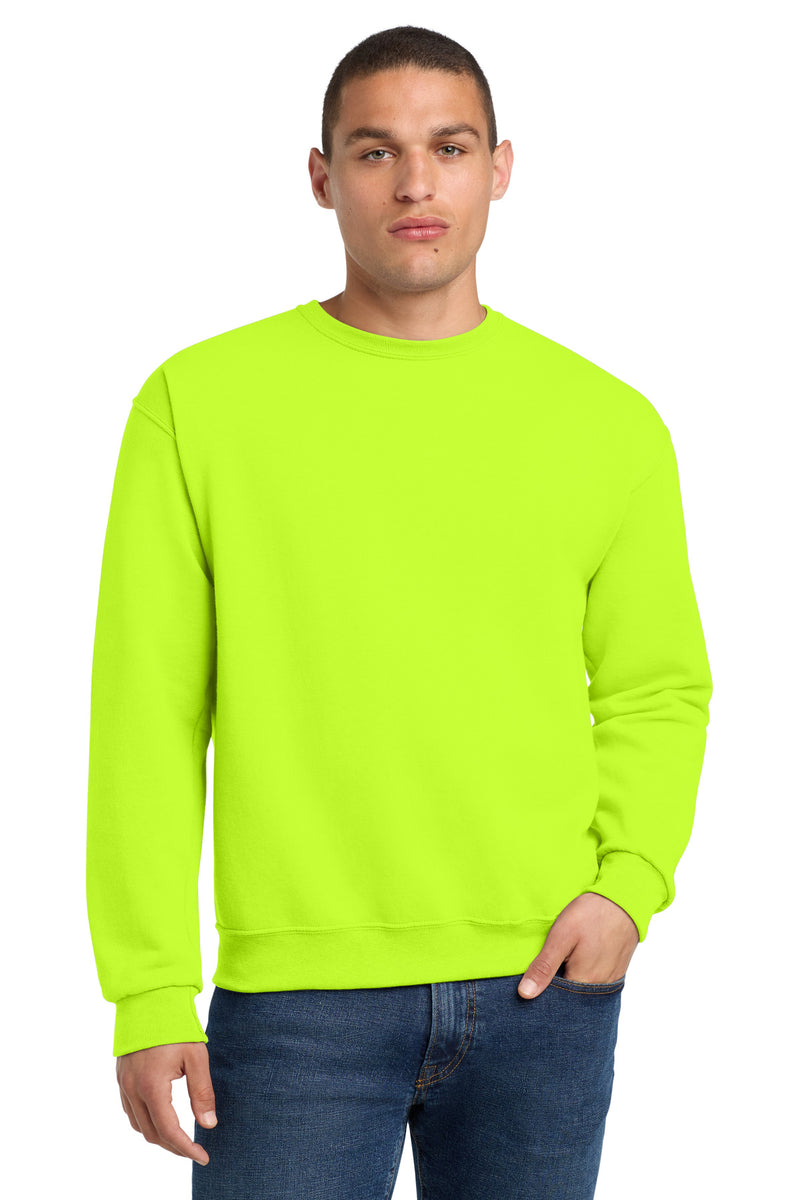 Jerzees - NuBlend Crewneck Sweatshirt - Safety Green