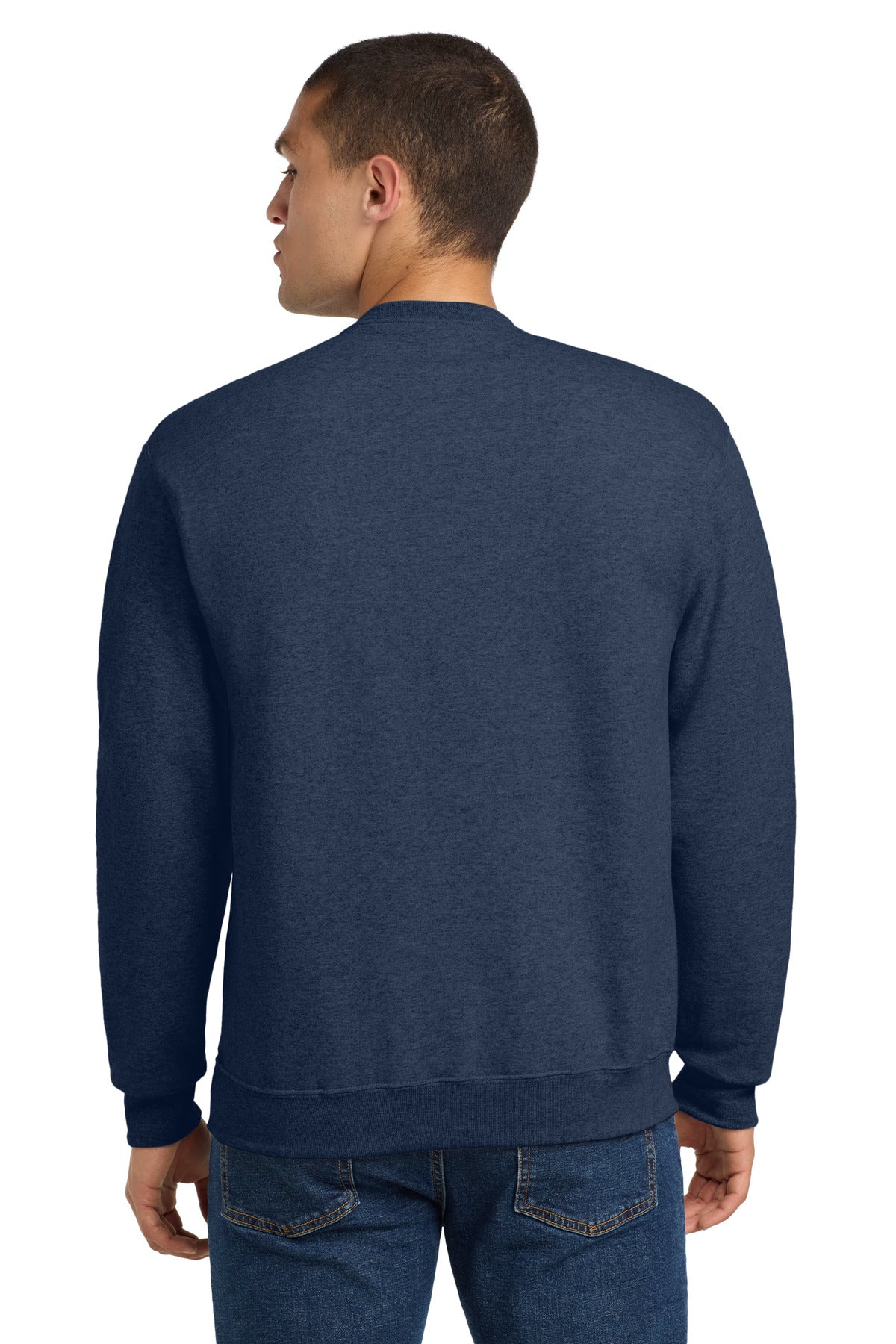 Jerzees - NuBlend Crewneck Sweatshirt - Vintage Heather Navy