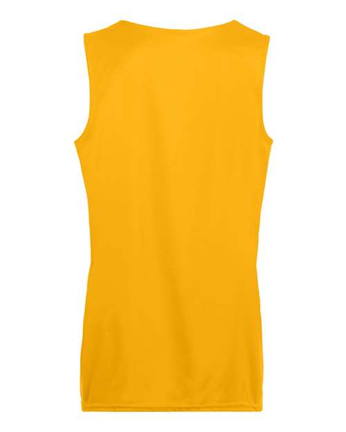 Women's Reversible Wicking Tank Top - Gold/ White