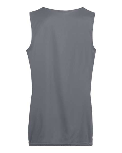 Women's Reversible Wicking Tank Top - Graphite/ White