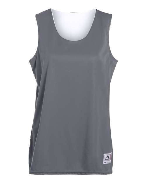 Women's Reversible Wicking Tank Top - Graphite/ White