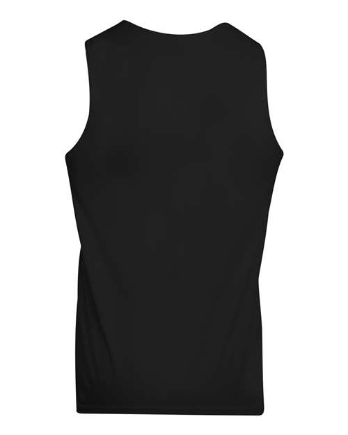 Unisex Reversible Wicking Tank Top - Black/ White