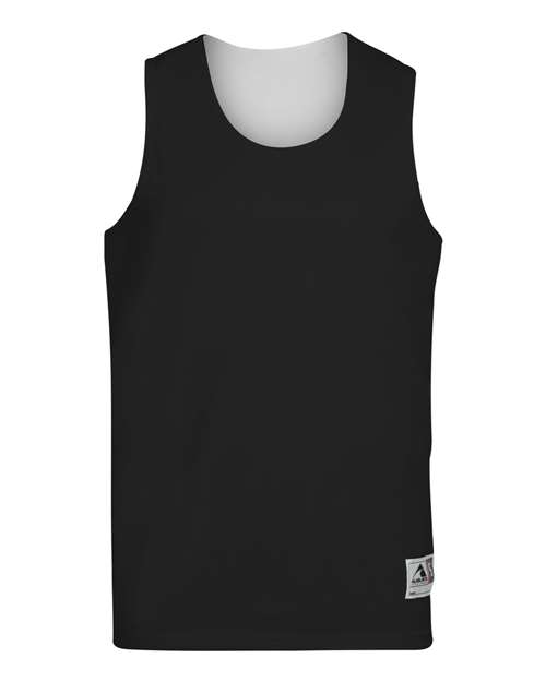 Unisex Reversible Wicking Tank Top - Black/ White