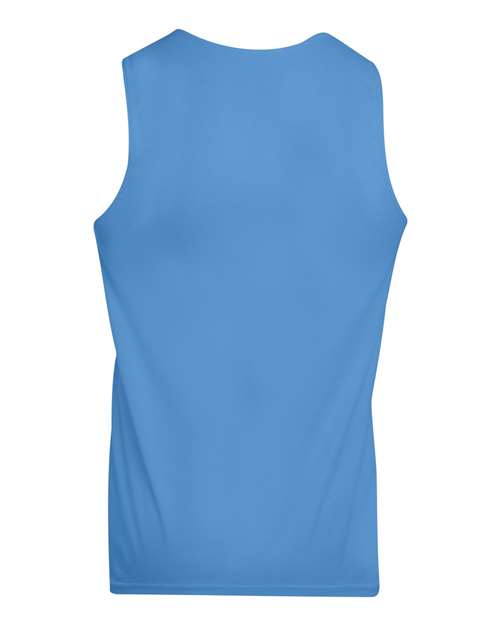 Youth Reversible Wicking Tank Top - Columbia Blue/ White