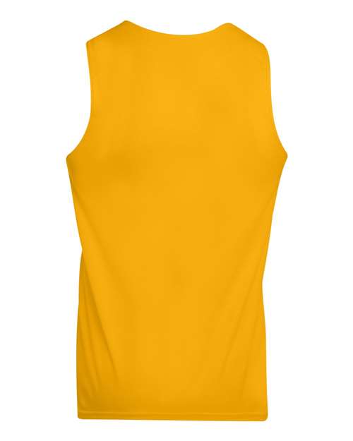 Youth Reversible Wicking Tank Top - Gold/ White