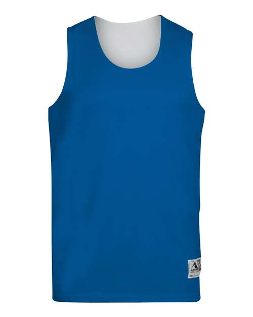 Youth Reversible Wicking Tank Top - Royal/ White