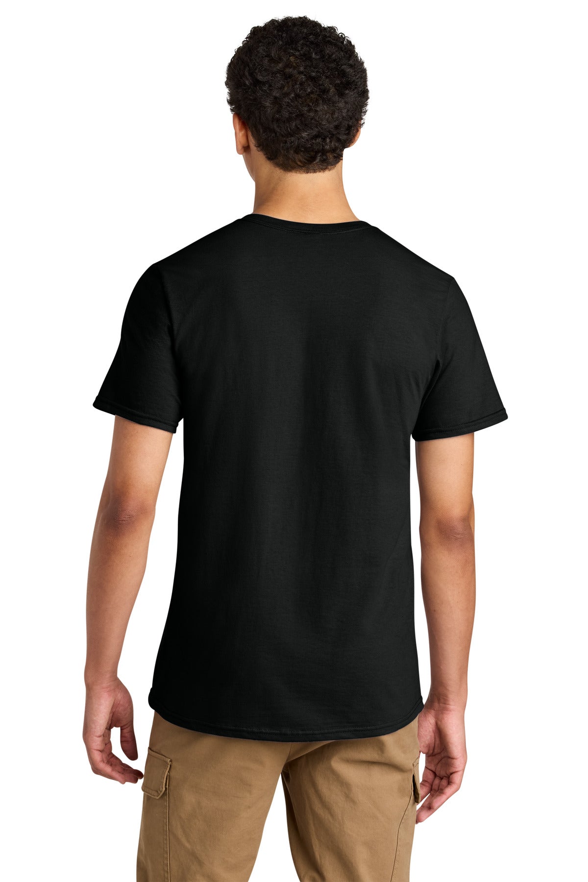 Jerzees Unisex Premium Combed Ring Spun Cotton Tee - Black Ink