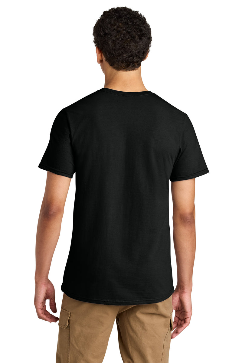 Jerzees Unisex Premium Combed Ring Spun Cotton Tee - Black Ink