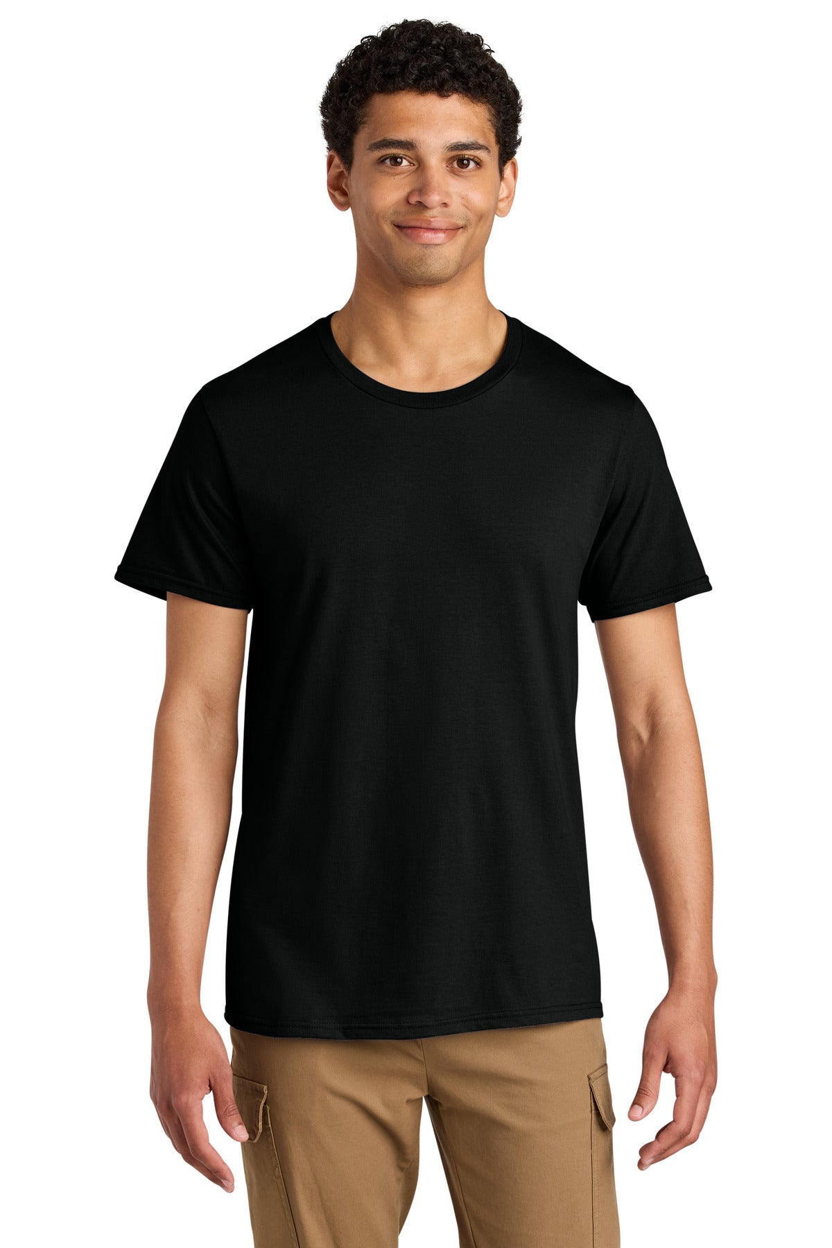 Jerzees Unisex Premium Combed Ring Spun Cotton Tee - Black Ink