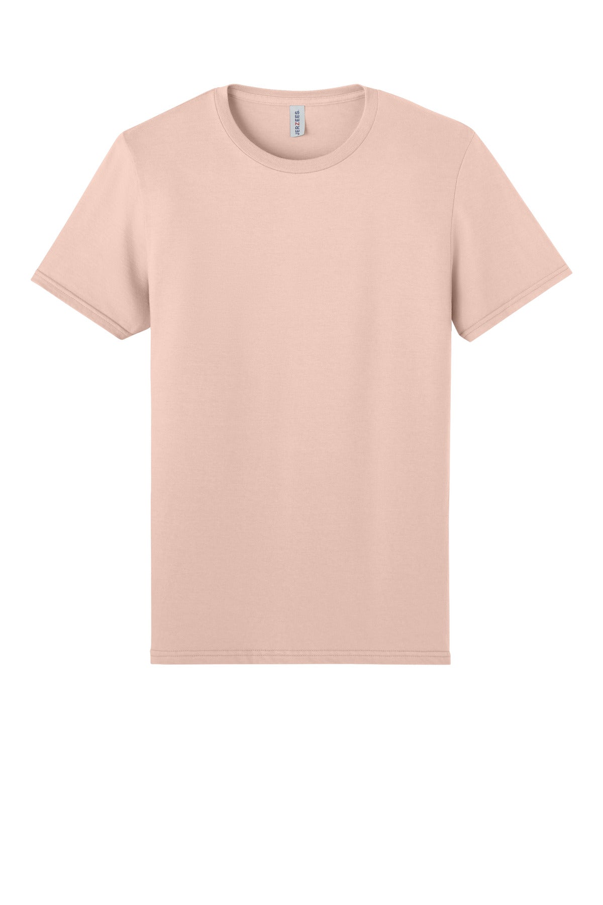 Jerzees Unisex Premium Combed Ring Spun Cotton Tee - Blush Pink