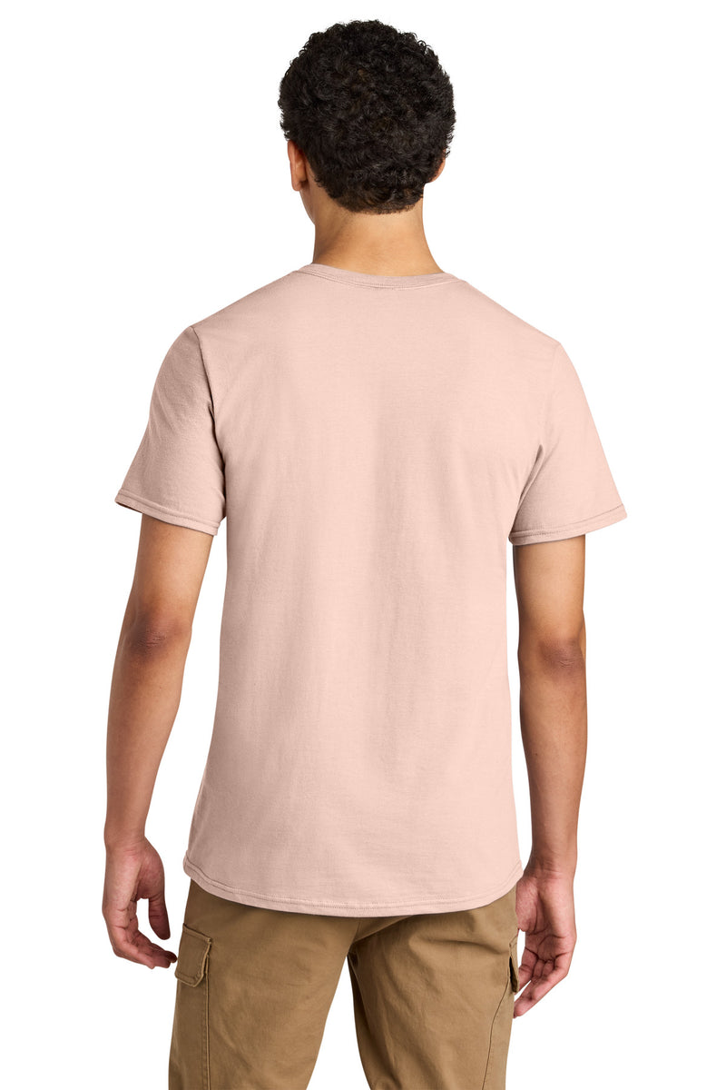 Jerzees Unisex Premium Combed Ring Spun Cotton Tee - Blush Pink