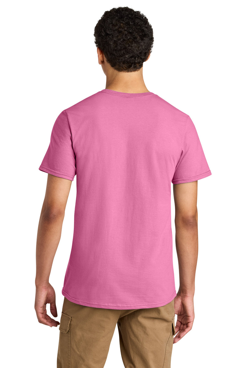 Jerzees Unisex Premium Combed Ring Spun Cotton Tee - Bubblegum