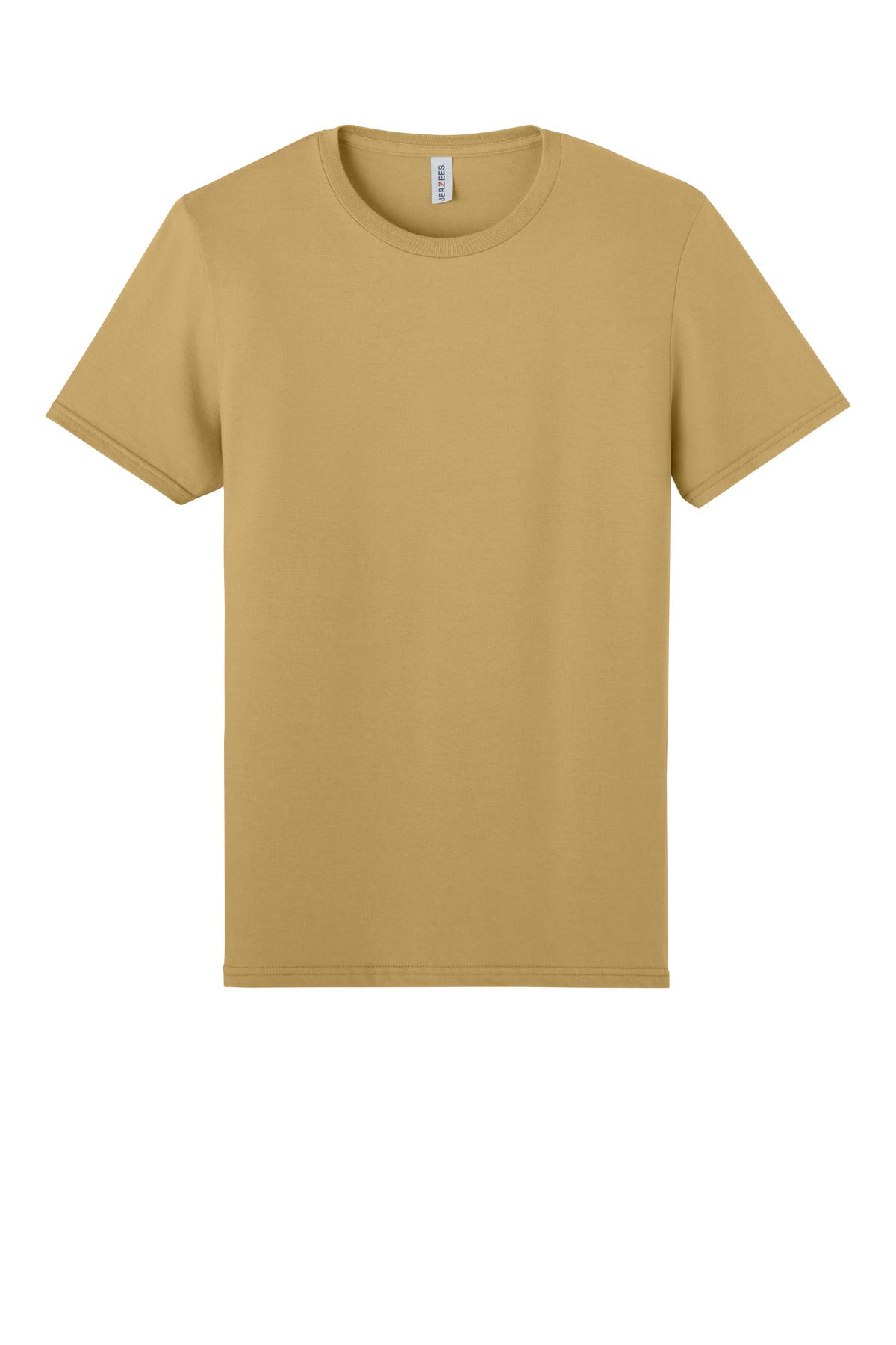 Jerzees Unisex Premium Combed Ring Spun Cotton Tee - Butterscotch