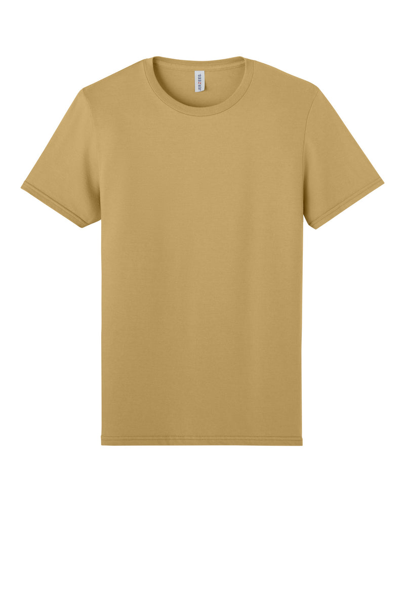 Jerzees Unisex Premium Combed Ring Spun Cotton Tee - Butterscotch