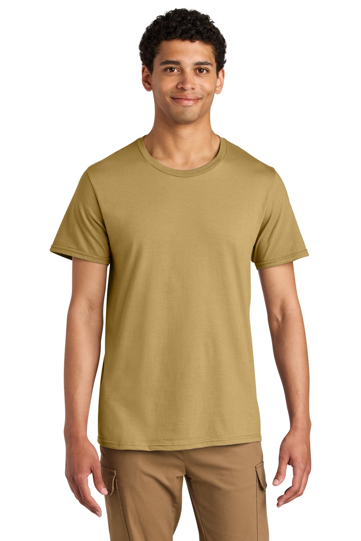 Jerzees Unisex Premium Combed Ring Spun Cotton Tee - Butterscotch
