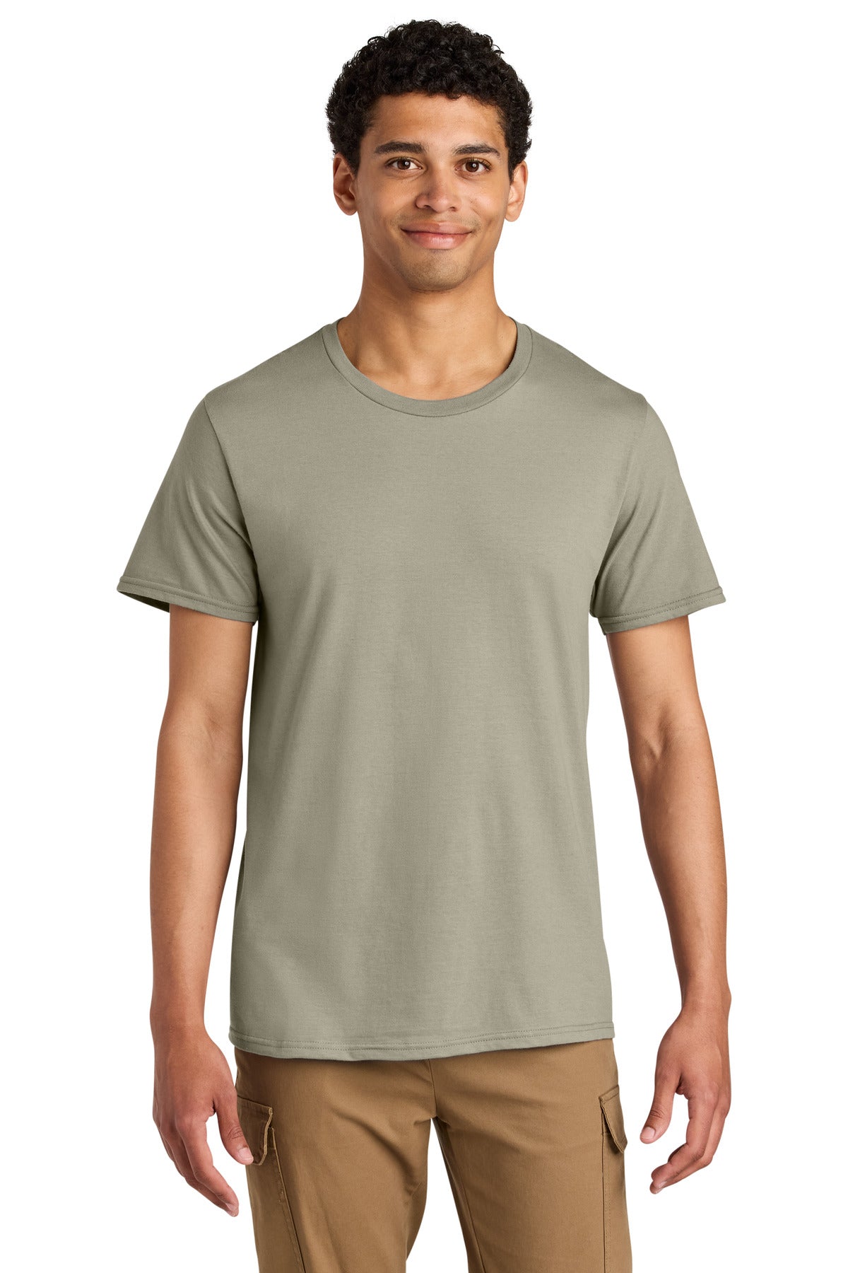Jerzees Unisex Premium Combed Ring Spun Cotton Tee - Clay