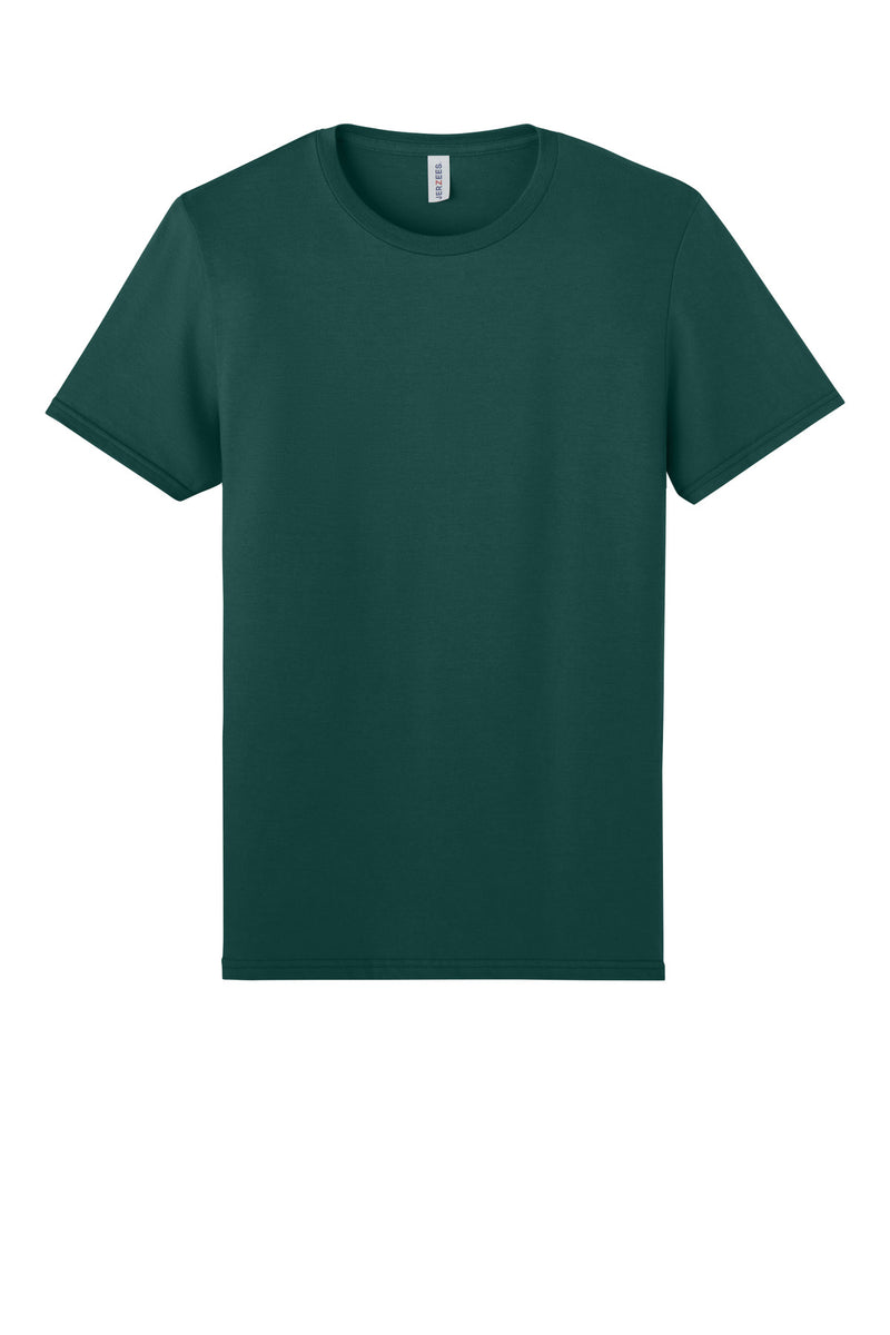 Jerzees Unisex Premium Combed Ring Spun Cotton Tee - Deep Emerald
