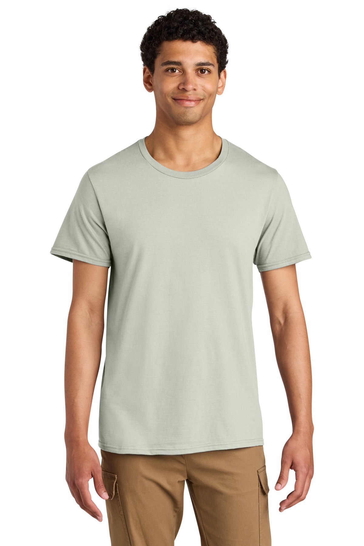 Jerzees Unisex Premium Combed Ring Spun Cotton Tee - Limestone