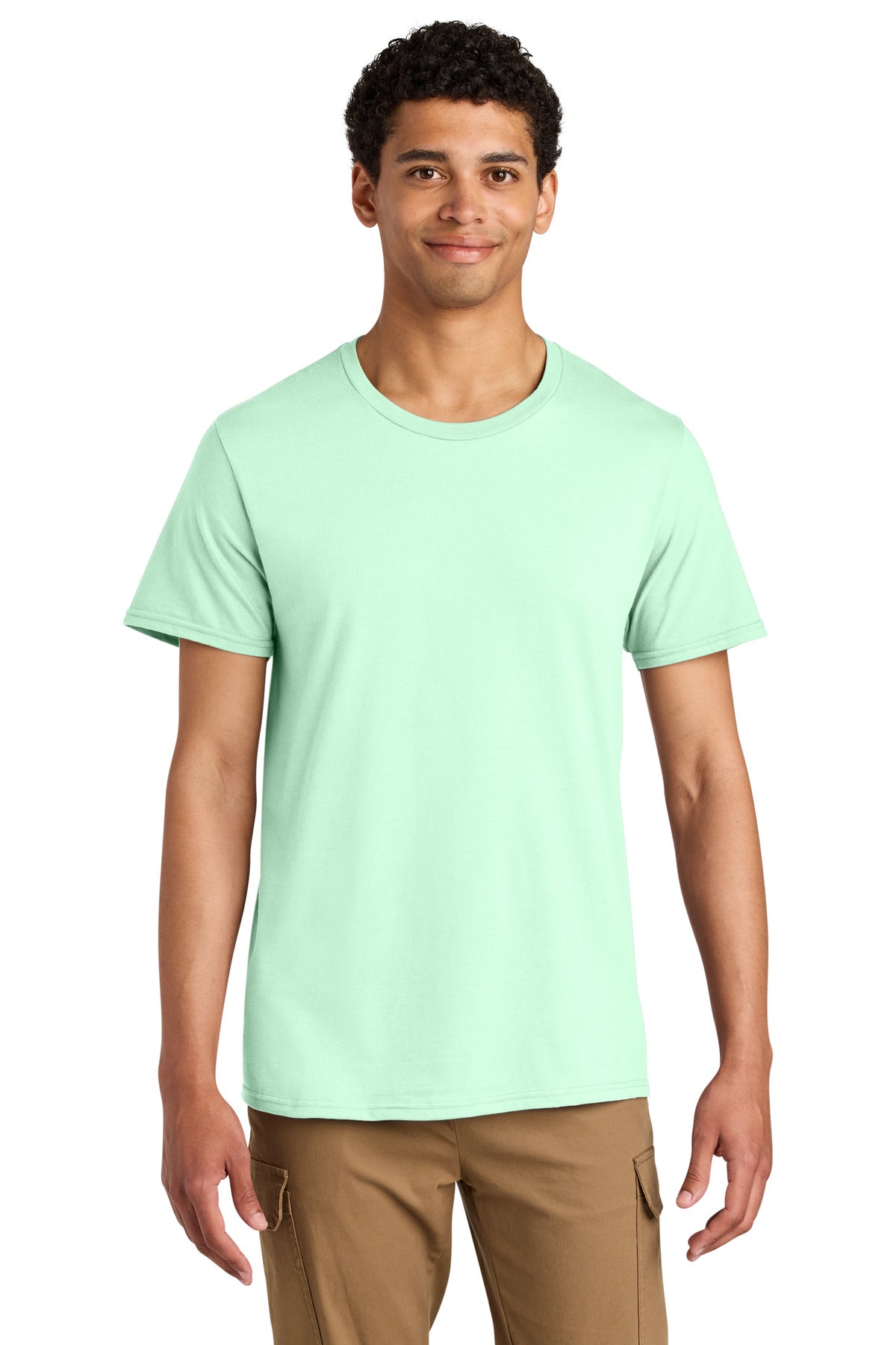 Jerzees Unisex Premium Combed Ring Spun Cotton Tee - Mint To Be