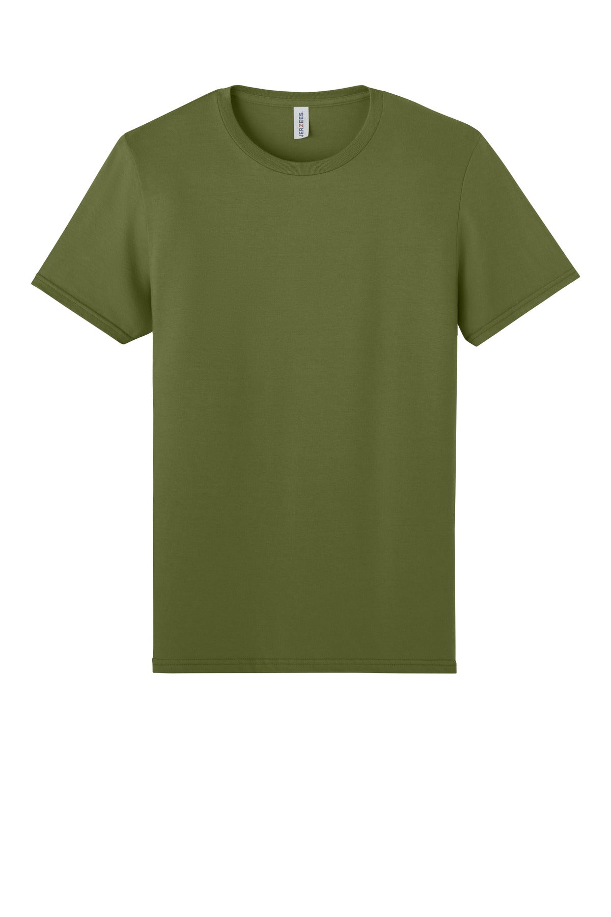 Jerzees Unisex Premium Combed Ring Spun Cotton Tee - Olive Oil