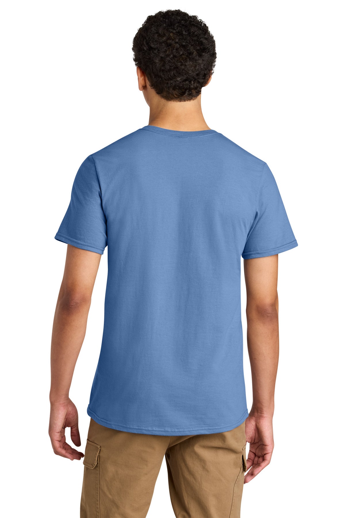 Jerzees Unisex Premium Combed Ring Spun Cotton Tee - Periwinkle Blue