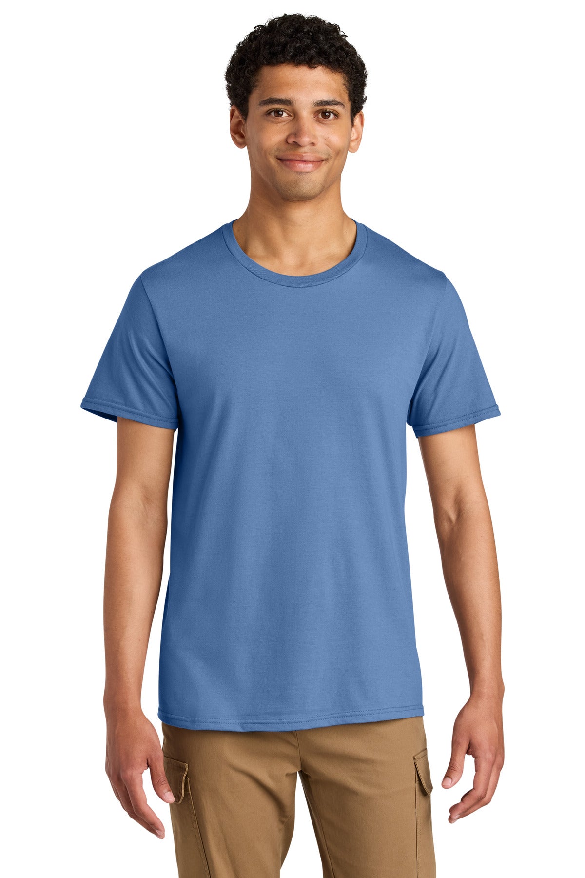 Jerzees Unisex Premium Combed Ring Spun Cotton Tee - Periwinkle Blue
